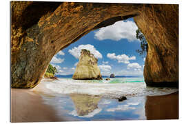 Gallery print Cathedral Cove New Zealand