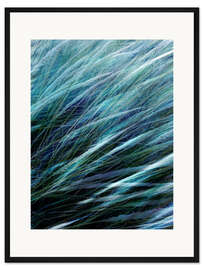Gerahmter Kunstdruck Blauer Wind