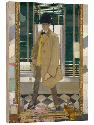 Wood print William Orpen