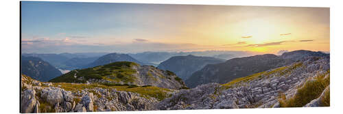 Alubild Morgenstimmung auf dem Krippenstein