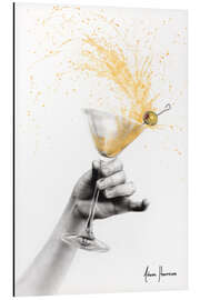 Magnettafel Martini geschüttelt