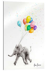 Galleritryk Elephant with balloons