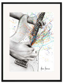Gerahmter Kunstdruck Gitarrensolo