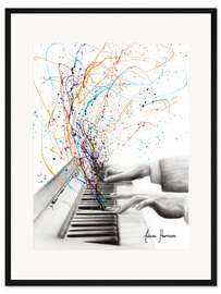 Gerahmter Kunstdruck Das Keyboard-Solo