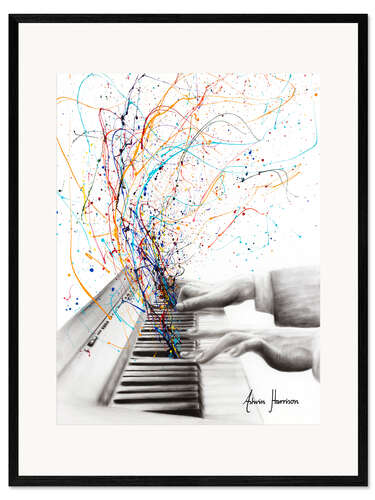 Framed art print The Keyboard Solo