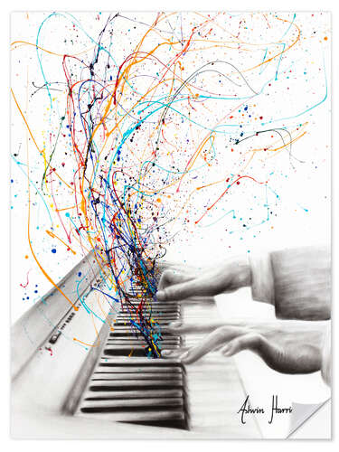 Naklejka na ścianę The Keyboard Solo