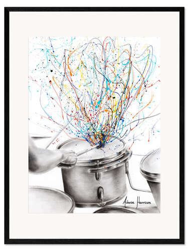 Framed art print The Drum Solo