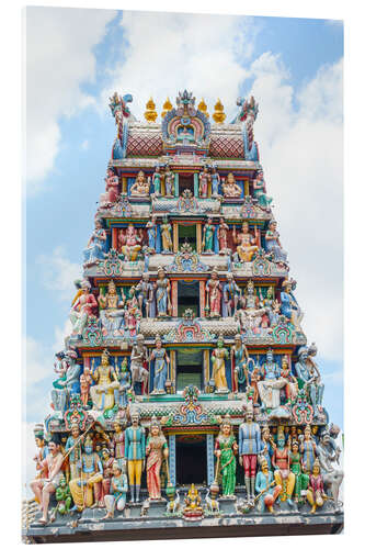 Cuadro de metacrilato Templo de Sri Mariamman, Singapur