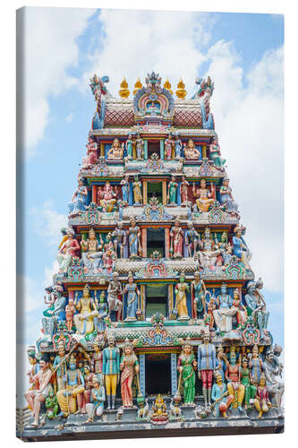 Leinwandbild Sri Mariamman Tempel, Singapur