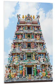 Tableau en PVC Temple Sri Mariamman, Singapour