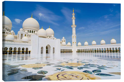 Lerretsbilde Sheikh Zayed Mosque, Abu Dhabi