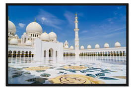 Gerahmter Kunstdruck Sheikh Zayed Mosque, Abu Dhabi