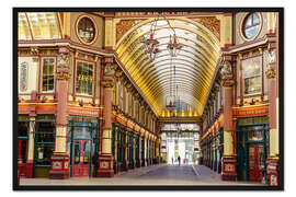 Gerahmter Kunstdruck Leadenhall Market, London