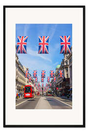 Gerahmter Kunstdruck Regent Street, London