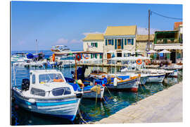 Galleriataulu Loggos harbor, Greece