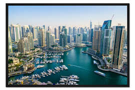 Gerahmter Kunstdruck Dubai Marina, Dubai
