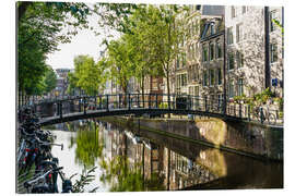 Gallery print A quiet canal in Amsterdam