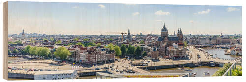 Puutaulu Skyline of Amsterdam