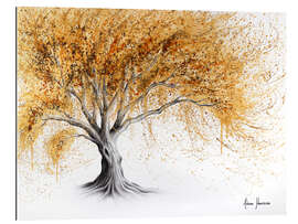 Gallery Print Baum mit goldenem Glanz