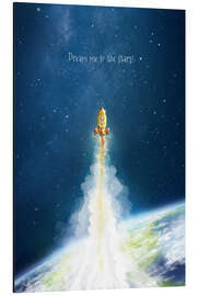 Magnettafel Ich träume mich zu den Sternen