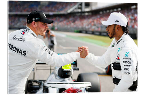 Galleritryk Valtteri Bottas & Lewis Hamilton, German GP 2019