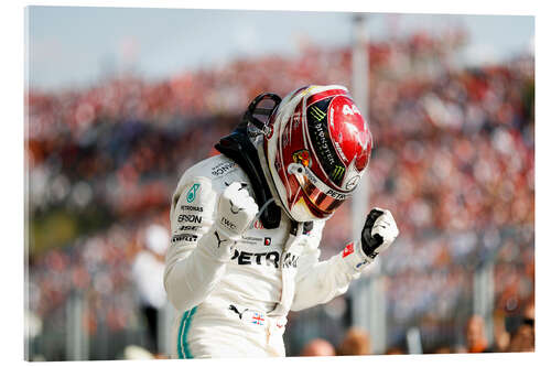 Acrylic print Lewis Hamilton, Hungarian GP 2019