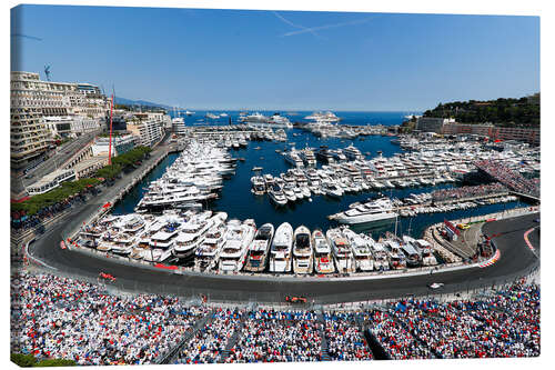 Canvas print The Formula 1 circuit in Monte Carlo, Monaco 2017