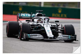 Sticker mural Lewis Hamilton à Sotchi, Grand prix de Russie 2019 I