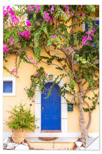 Wall sticker Typical greek house