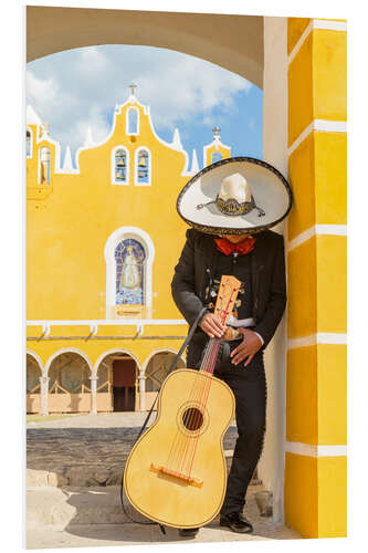 Cuadro de PVC Mariachi mexicano con su guitarra