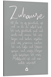 Magnettafel Zuhause – Gedicht