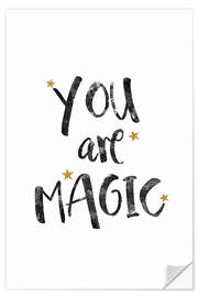 Selvklebende plakat You are magic