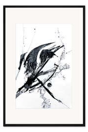 Gerahmter Kunstdruck Tinte trifft auf Papier