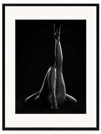 Framed art print Long Legs and High Heels