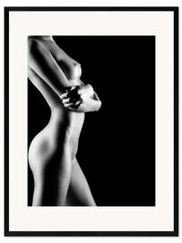 Framed art print Proud Nude Portrait