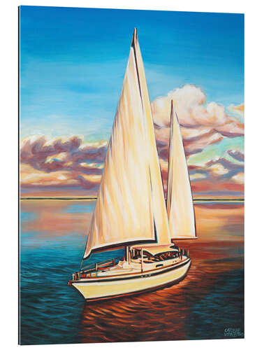 Gallery print Sailing turn in the morning