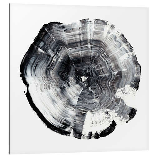 Alumiinitaulu Tree Ring Abstract I