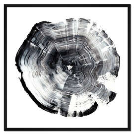 Gerahmter Kunstdruck Baumring I