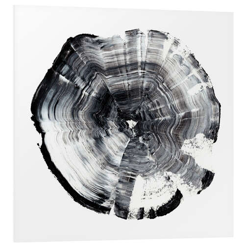 Foam board print Tree Ring Abstract I