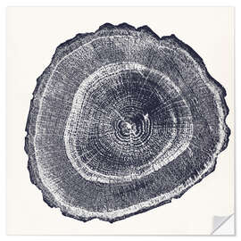 Självhäftande poster Tree Ring I