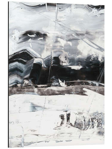 Aluminium print Winter Lightning I