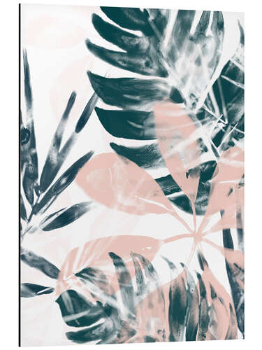 Aluminium print Tropical Blush