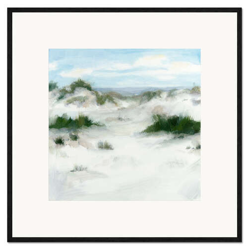 Kunsttryk i ramme White Sands II