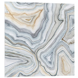 Foam board print Agate Abstract II