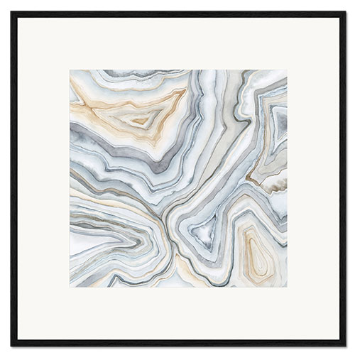Framed art print Agate Abstract II