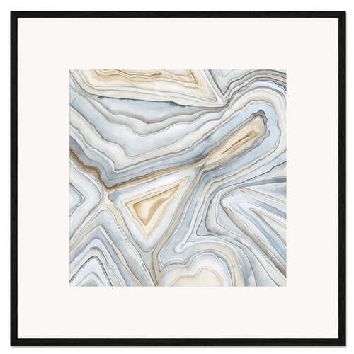 Framed art print Agate Abstract I