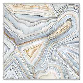 Poster Agate Abstract I
