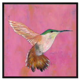 Gerahmter Kunstdruck Süßer Kolibri I
