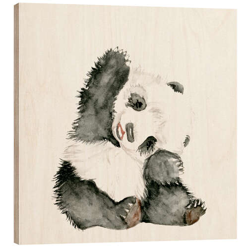 Stampa su legno Baby Panda I