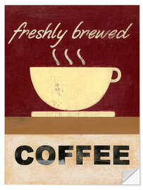 Wall sticker Freshly brewed coffee